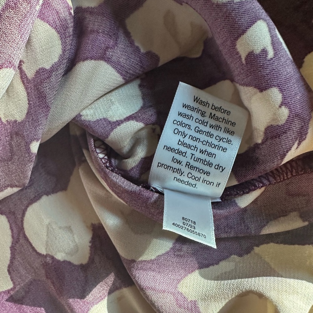 Nine West Leopard Patterned Blouse - Picture 10 of 12
